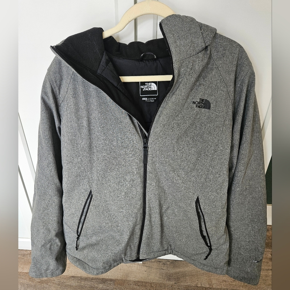 The North Face Charcoal Gray Hooded Jacket